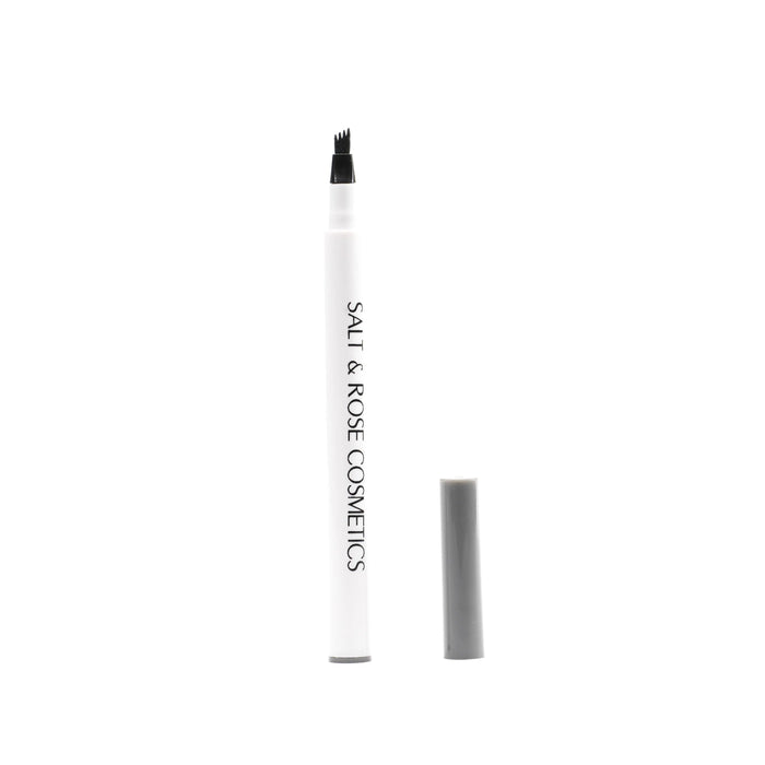 Salt & Rose Cosmetics Brow Pen with microblade-effect tip for precise, natural-looking brow definition