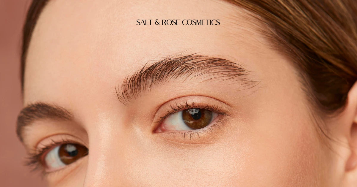 The Perfect Finish How to style eyebrows Salt & Rose Cosmetics